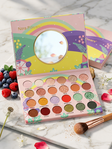 Nora Flowers "Paradise Garden" | 24-Color Professional Eyeshadow Palette ✨