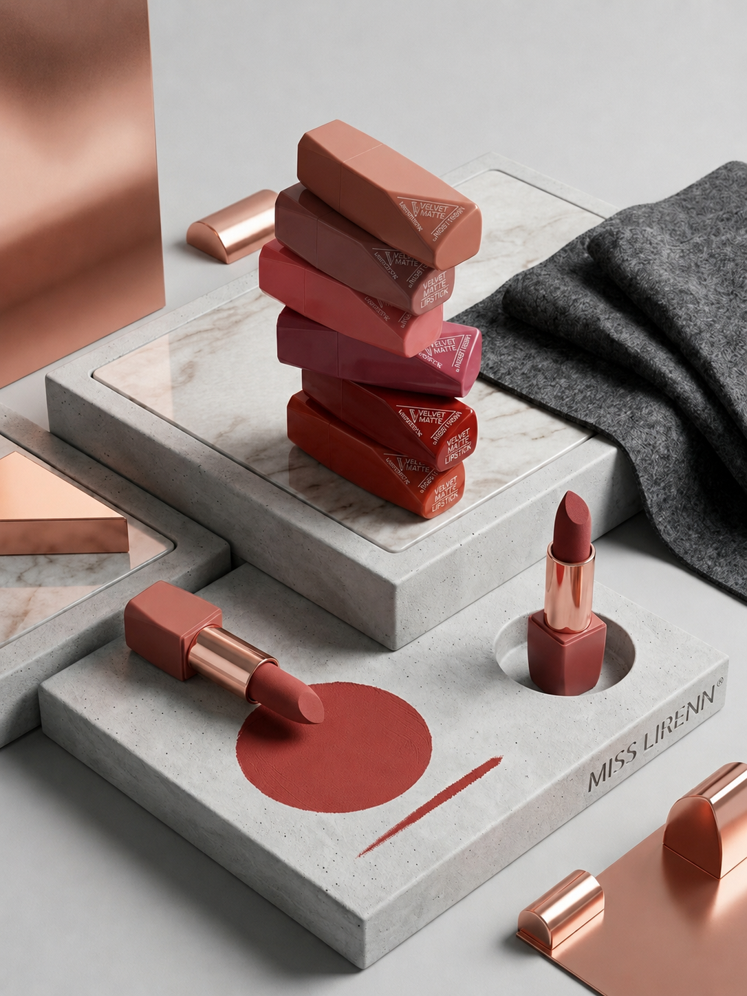 Miss Lirenn "Velvet Touch" | Luxury Matte Lipstick Collection 💄✨